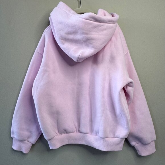COMFRT Powder Pink Hoodie Girls S 7-8 Kids Soft Oversized Pullover Sweatshirt - Picture 2 of 11